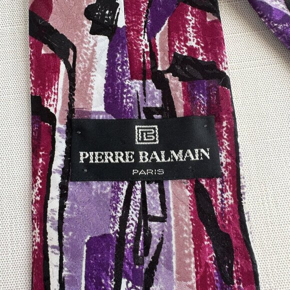 Pierre Balmain Abstract Tie - Picture 6 of 8